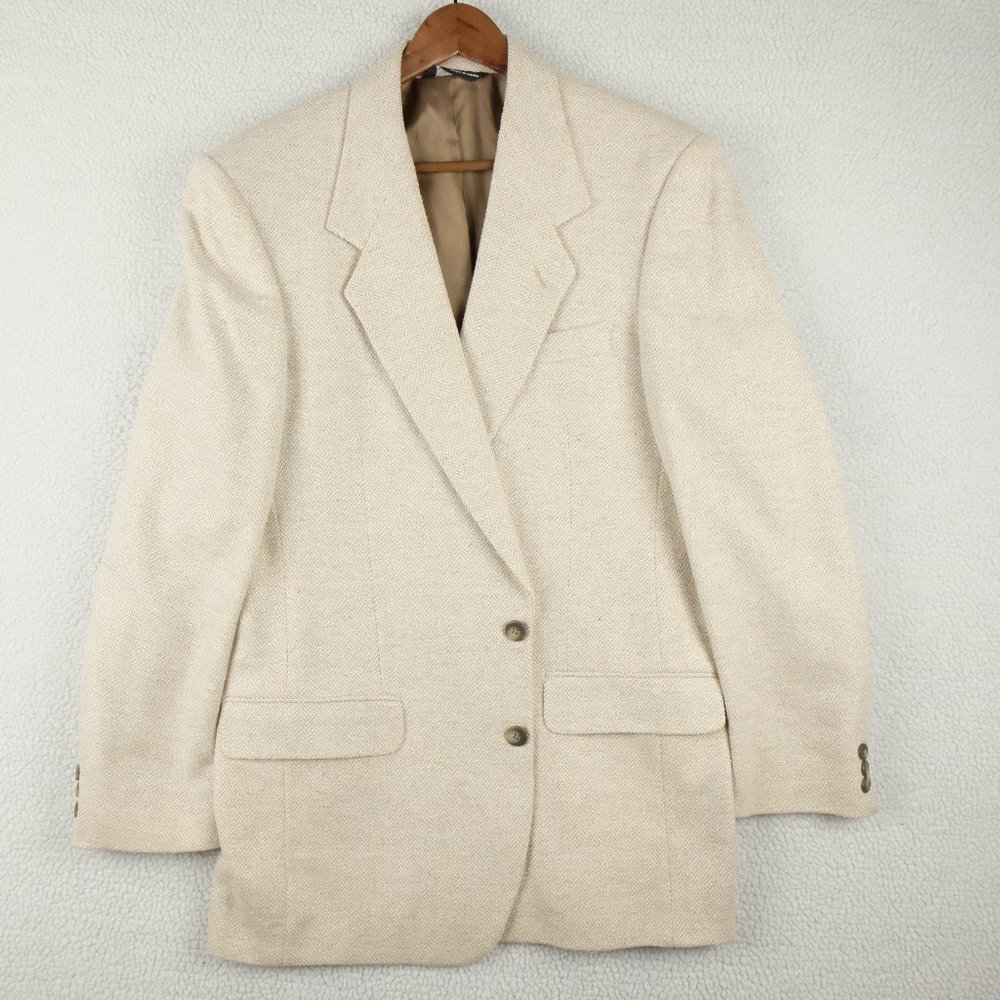 Vintage Cream-Colored Sport Coat Blazer